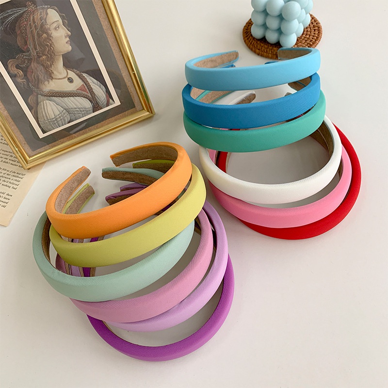 simple candy color wide headband wholesale