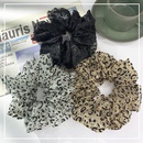 Simple Korean fashion style leopard mesh hair scrunchiespicture6