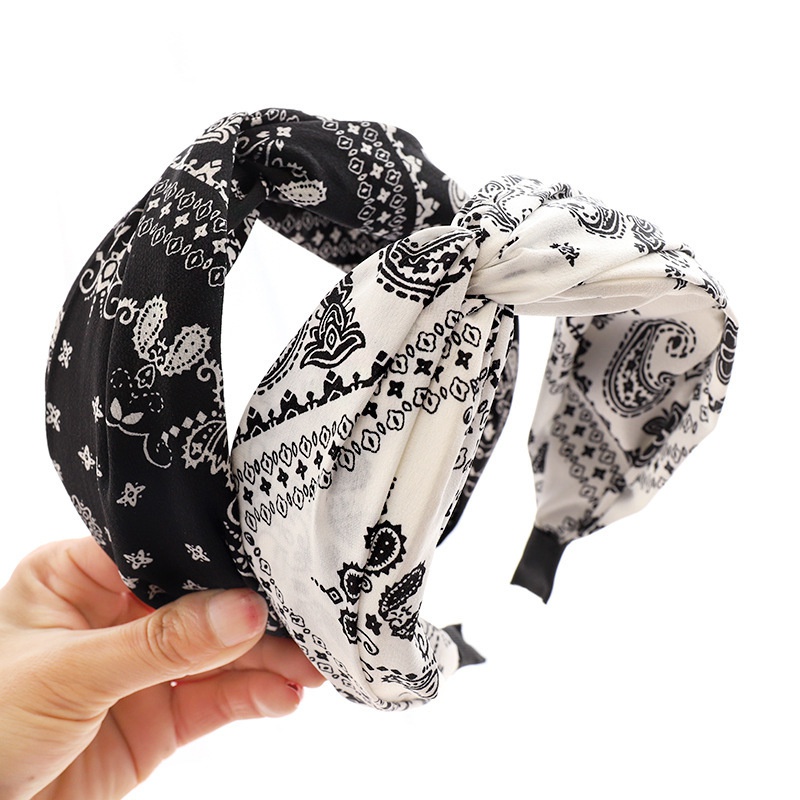 Korean printing crossknotted headband wholesale