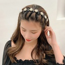 fashion pearl rhinestone braided hair bandpicture19