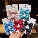 Korean solid color fabric bow hairpin wholesalepicture12