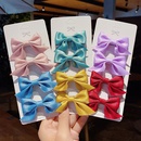 Korean solid color fabric bow hairpin wholesalepicture13