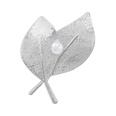 fashion imitation pearl geometric leaf broochpicture18