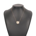 Retro simple geometric flower necklacepicture18