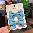 Korean solid color fabric bow hairpin wholesalepicture17