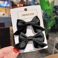 Korean solid color fabric bow hairpin wholesalepicture20