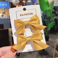 Korean solid color fabric bow hairpin wholesalepicture23