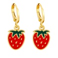 cute tropical fruit drop oil banana strawberry earringspicture15