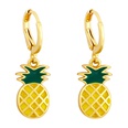 cute tropical fruit drop oil banana strawberry earringspicture16