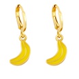 cute tropical fruit drop oil banana strawberry earringspicture18