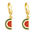 cute tropical fruit drop oil banana strawberry earringspicture19
