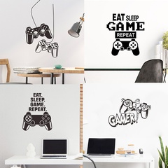 fashion game console bedroom entrance decorative wall stickers