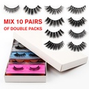 Fashion 3d thick false eyelashes mixed 10 pairs setpicture16