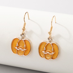 Halloween pumpkin earrings