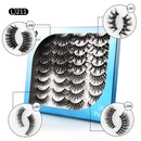 16 pairs mixed false eyelashes 3d imitation mink hair thick and exaggerated eyelashespicture68