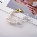 New Fairy Crystal Flowers Transparent Exaggerated Necklace Niche Design Summer Pearl Flower Mori Style Trendy Necklacepicture10