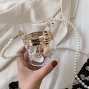 fashion pearl chain transparent mini messenger bagpicture15