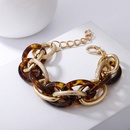 fashion multilayer metal acrylic splicing geometric braceletpicture12