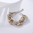 fashion multilayer metal acrylic splicing geometric braceletpicture20
