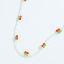 simple beads acrylic cherry chain multilayer necklace bracelet setpicture19