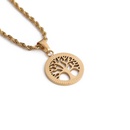 hiphop twist chain tree of life pendent necklacepicture14