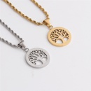 hiphop twist chain tree of life pendent necklacepicture16