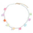 Fashion Acrylic Crystal Beaded Necklace Butterfly Pendant Bracelet Setpicture15