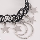 kreative einfache SternMondAnhnger elastische Halskettepicture9
