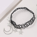 kreative einfache SternMondAnhnger elastische Halskettepicture10