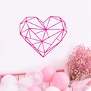 New FXB151 Geometric Pattern Rose Love Girl Bedroom Commercial Wall Beautification Decorative Wall Stickerpicture7