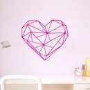 Neue FXB151 geometrische Grafiken Rosarot Love Girl Schlafzimmer Kommerzielle Wand versch nerung dekorative Wand aufkleberpicture8