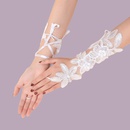 Fashion white gloves decoration lace flower glovespicture10
