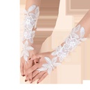 Fashion white gloves decoration lace flower glovespicture11