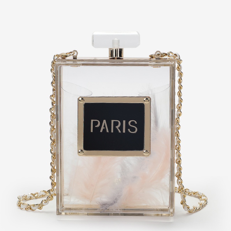 fashion personality creative perfume bottle oneshoulder bag