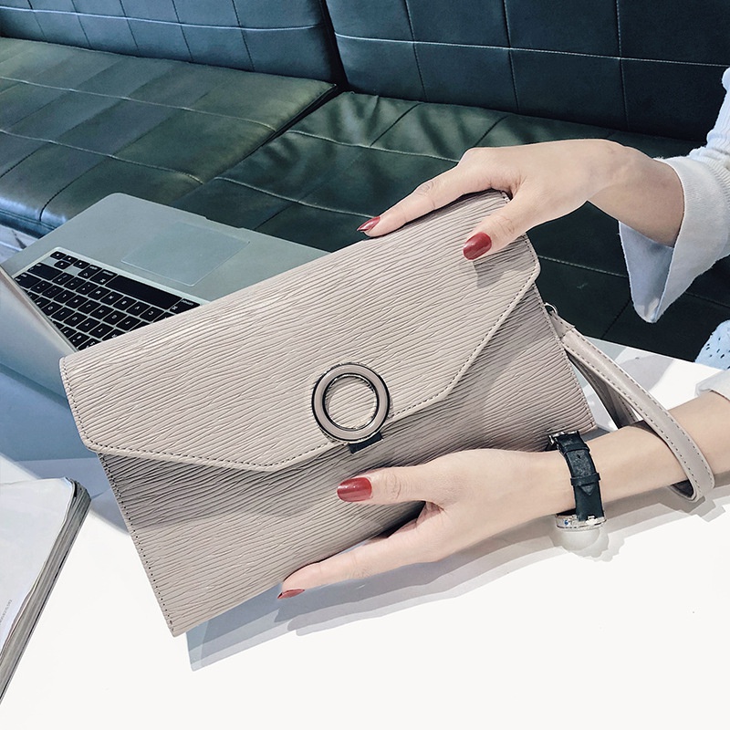 Korean envelope messenger clutch bag