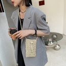 Korean trendy fashion straw messenger bagpicture29