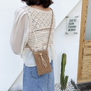 Korean trendy fashion straw messenger bagpicture28