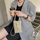 Korean trendy fashion straw messenger bagpicture27