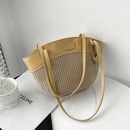 Korean casual fashion straw woven portable handbagspicture31