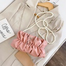 fashion folding cute pearl chain messenger bucket bagpicture29