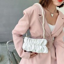fashion folding cute pearl chain messenger bucket bagpicture31