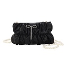 fashion folding cute pearl chain messenger bucket bagpicture30