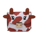 Korean fashion cow pattern messenger printed small square bagpicture24
