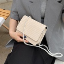 fashion straw woven pearl portable messenger small square bagpicture28