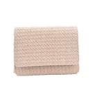 fashion straw woven pearl portable messenger small square bagpicture25
