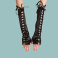 Fashion black long laceup decorative glovespicture14