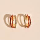 Fashion multilayer metal hoop Cshaped earringspicture12