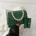 Korean fashion rhombus pearl portable messenger bagpicture37