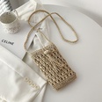 Korean trendy fashion straw messenger bagpicture31
