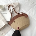 Korean casual fashion straw woven portable handbagspicture38